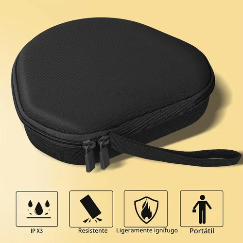 Vista 8 de co2CREA Funda rígida con modo de suspensión para Apple AirPods Max 2/1 Estuche negro