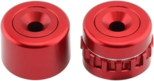 Vista 4 de FSFY Cerradura del acelerador Control de crucero Abrazadera del acelerador Barra de extremo para BMW F800GT F650GS F900XR, rojo