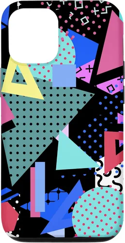 Vista 28 de 80s Geometric Memphis Pattern Vintage 1980s 90s Phone Cover Case for iPhone 17