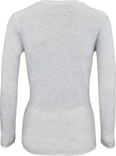 Vista 105 de Natural Uniforms Camiseta Under Scrub para mujer, cuello redondo, manga larga, paquete de 3, paquete múltiple de 3