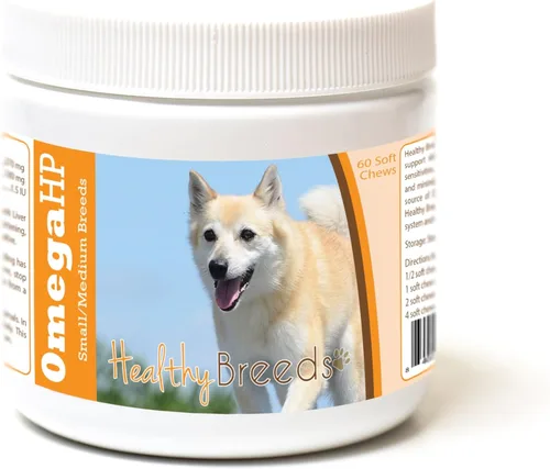 Vista 53 de Healthy Breeds Affenpinscher Omega HP - Masticables suaves para piel y pelaje, 60