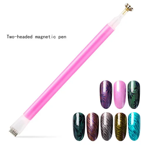 Vista 5 de 3D Nail Art Cat Eye Gel Magnet Stick Manicura Magnética Pen Herramientas 5 Unids