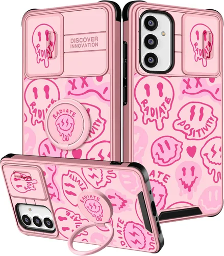 Vista 59 de Funda 2 en 1 para Samsung Galaxy S23 Ultra Flamingo para mujeres y niñas, diseño femenino de flamencos con cubierta deslizante para cámara y soporte