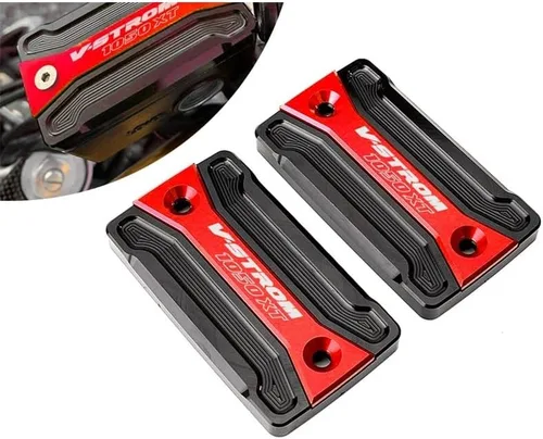 Vista 2 de TEMKIN W para Suzuki V-Strom 1050/XT VSTROM 1050XT VSTROM1050 2019-2022 Depósito de líquido del cilindro del embrague de freno CNC de motocicleta Y