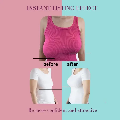 Vista 6 de Adhesive Bra Nippleless Covers, Breast Lift Pasties for Women Reusable Invisible Silicone Bra