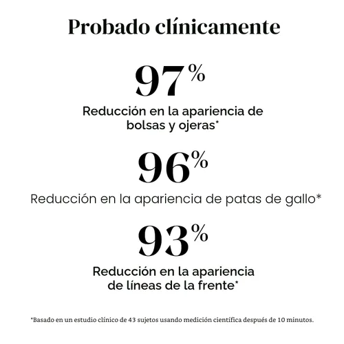 Vista 5 de Apretador instantáneo de ojos: elimina las bolsas debajo de los ojos y la hinchazón. Elimina las ojeras y las arrugas. Crema hidratante naturalmente