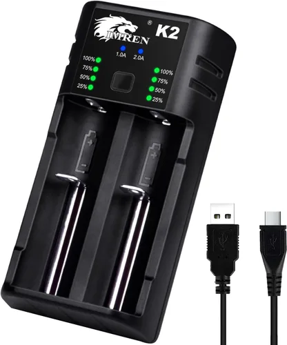 Vista 8 de IMREN Cargador de Batería 18650 de Una Sola Ranura, Cargador de Iones de Litio de 3.7V para Baterías 18650 18500 18350 20700 21700 26650