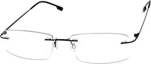 Vista 23 de Agstum Titanium Alloy Flexible Rimless Hinged Frame Optical Eyeglasses Frames