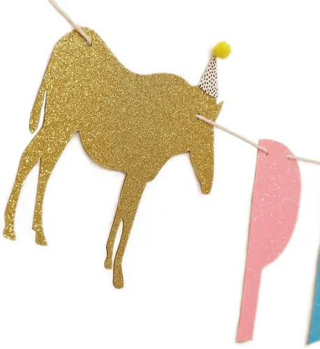 Vista 6 de WAOUH Cartel de cumpleaños de animales para fiestas, decoración de fiesta de zoológico y circo para baby showers, accesorios de fotos brillantes
