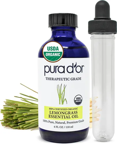 Vista 6 de PURA D'OR Aceite esencial de madera de cedro orgánico (4 onzas con gotero de vidrio) 100% puro y natural de grado terapéutico para cabello, cuerpo