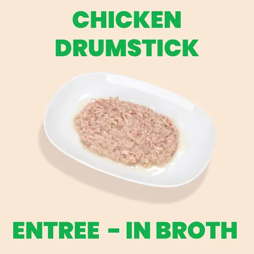 Vista 2 de almo nature HQS - Muslo de pollo natural en caldo, sin gluten, sin aditivos, comida húmeda enlatada para perros adultos, triturada, 12 x 280 g/9.87