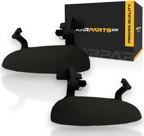Vista 5 de KarParts360 Manija de puerta exterior para Kia Rio 2001-2002 Lado trasero del conductor Negro texturizado KI1520107 0K30C73410XX