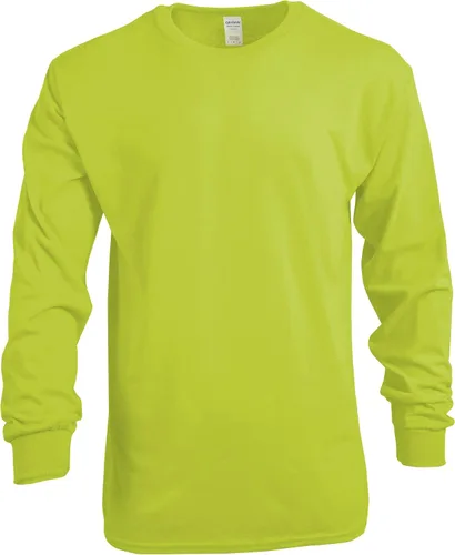 Vista 2 de Gildan Camiseta de manga larga de algodón pesado para adultos, estilo G5400, paquete de 2