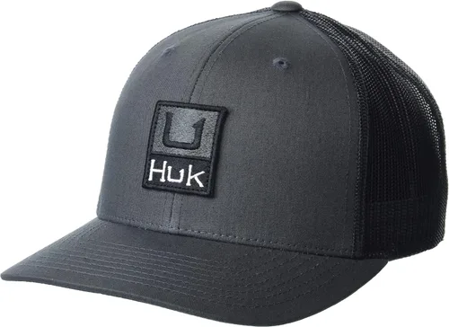 Vista 34 de HUK - Gorra de camionero de malla para hombre con cierre a presión Gorra de pesca antirreflectante