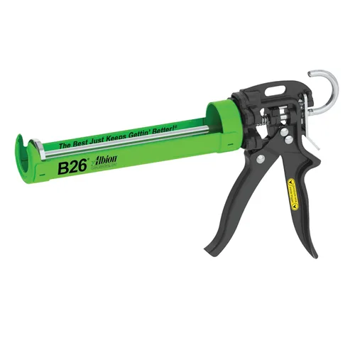 Vista 9 de Albion Engineering E12Q B-Line - Pistola de calafateo de cartucho inalámbrica, sin goteo, 12 V, 1 cuarto de galón