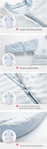 Vista 4 de Fundas para saco de dormir para bebés, manta portátil para niños pequeños