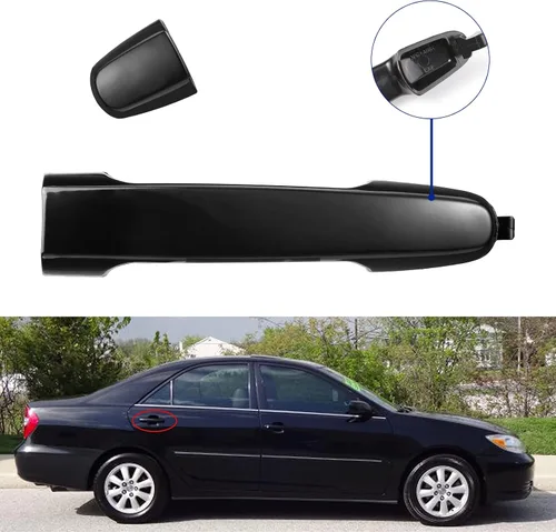 Vista 6 de Manija Externa del Lado Izquierdo Trasero de Conducción y del Lado del Pasajero Derecho para 03-13 Toyota Corolla, Toyota RAV4 Highlander Matrix
