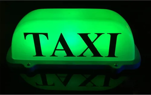 Vista 6 de NRC&XRC-12V Señal iluminada magnética impermeable para techo de taxi, luz LED de coche, base sellada con cable de alimentación de 3m