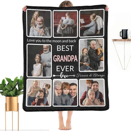 Vista 25 de Regalos para Tías Manta Personalizada con Foto, Haz una Manta Personalizada para Tías con Imagen Recuerdos Personalizados Souvenir Manta de Las