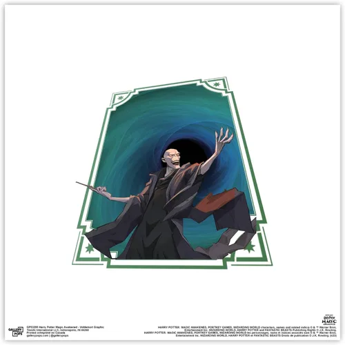 Vista 9 de Trends International Gallery Pops Harry Potter Magic Awakened - Arte gráfico de pared Voldemort, versión enmarcada negra, 12 x 12 pulgadas Versión