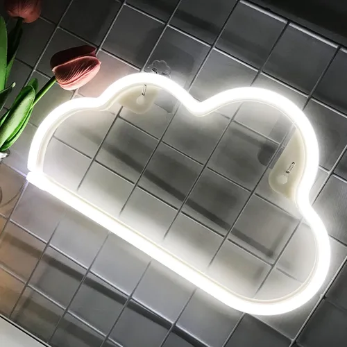 Vista 47 de Letrero de neón de amor para dormitorio, USB o batería, luz de neón para pared, luz de neón LED como letreros de pared de neón para niñas, letrero