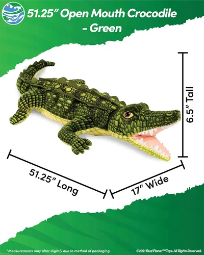 Vista 2 de Real Planet Juguete de peluche de reptil, regalo realista para niños de todas las edades, peluche de reptiles de la selva, regalos de cumpleaños