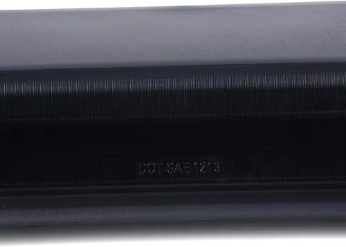 Vista 7 de PIT66 3ª luz de freno LED, compatible con Ford F150 2004-2008 Tercera lámpara de freno de freno luz de lente ahumada carcasa negra
