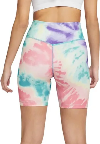 Vista 2 de Nike Pantalones cortos de ciclismo de tiro medio para mujer de 7 pulgadas