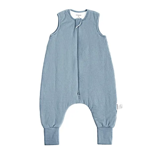 Vista 8 de BubblePanda - Saco de dormir para niños pequeños hecho de rayón de bambú con pies 1.0 tog, saco de dormir transpirable 6-12 meses, manta portátil