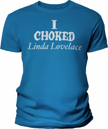 Vista 19 de Camisa vintage I Choked Linda Lovelace para hombre Negro-0001
