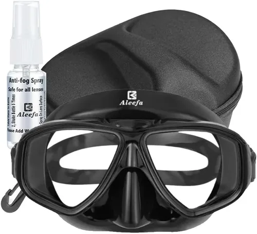 Vista 7 de Máscara de buceo miopía – Lente de vidrio templado, antivaho y gafas de natación miopía (-1.0 a -9.0)