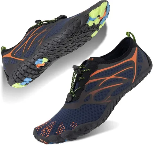 Vista 3 de Zapatos deportivos para el agua, para hombres, de secado rápido, calzado deportivo para usar al aire libre, ir en kayak, lancha, senderismo, surf