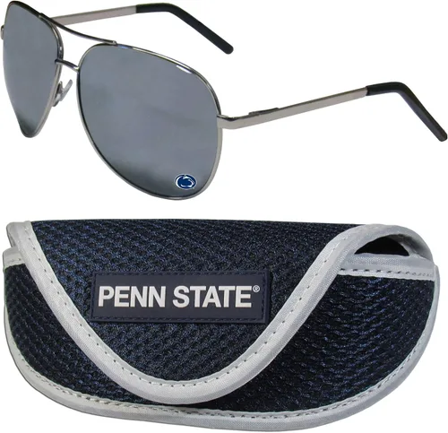 Vista 6 de Siskiyou Sports Arkansas Razorbacks Aviator Sunglasses and Sports Case
