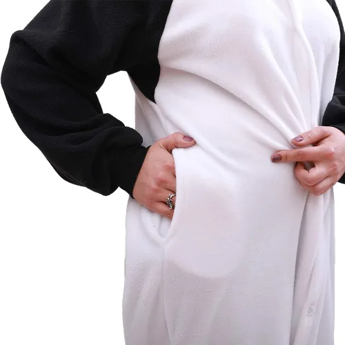 Vista 6 de Pijama de panda de animales para adultos disfraz de una pieza de felpa