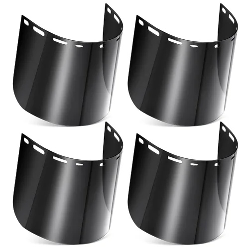Vista 8 de Paquete de 2 protectores faciales de repuesto compatibles con ERB Negro