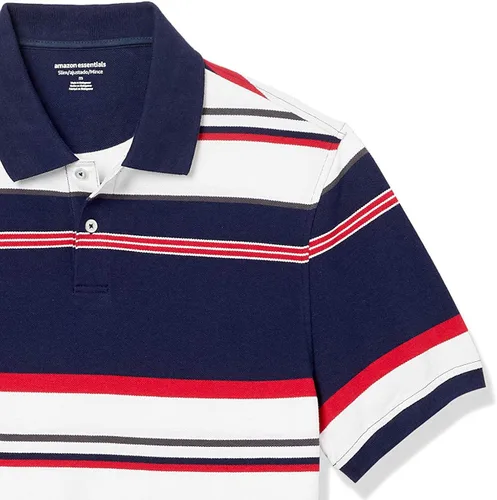 Vista 6 de Camiseta polo de Tienda Essentials para hombre de algodón de piqué y ajustada