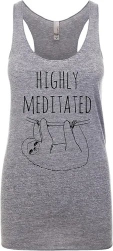 Vista 11 de Women's Graphic Racerback Tank Top, Shirts with Sayings, Yoga Tee