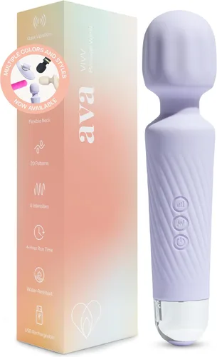 Vista 11 de Ava Vibrador de varita sexual [vibrador estimulador de clítoris] Vibrador para mujer Juguete sexual Regalos para mujeres 20 patrones y 8