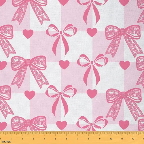 Vista 31 de Tela con Estampado de Corazones Rojos Romántico Tema del Día de San Valentín DIY Costura Manualidades Manualidades por Yarda Chic Corazones de Amor