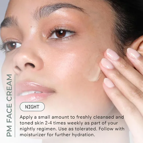 Vista 4 de COSMEDIX Define Crema facial antienvejecimiento con hidroxiácido y complejo de retinol, humectante facial antiedad para líneas finas, arrugas y piel