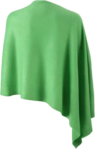 Vista 53 de Fomolom Ponchos para mujer, versátil, ligero, tejido sólido, chal envolvente, bufanda, accesorios para mujer