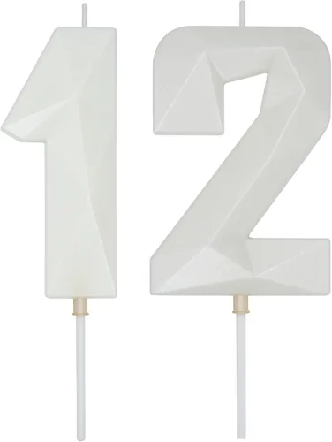 Vista 120 de DERVENTA Vela Grande de Cumpleaños Número 3D Verde Luminoso de 3.7 Pulgadas Celebración de Fiesta Aniversario Decoración Adorno para Pastel 1 Pieza