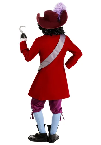 Vista 2 de Disfraz Deluxe de Capitán Garfio de Disney para Hombre Multicolor