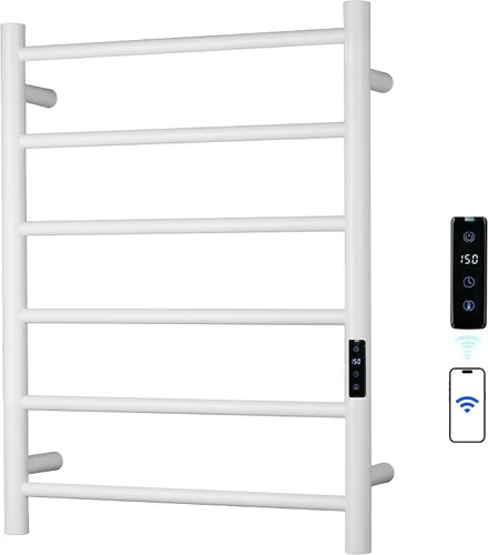 Vista 35 de Toallero Eléctrico con Control de Voz para Alexa y Google Home, TUYA - Calentador de Toallas de Baño Montado en la Pared, Enchufable