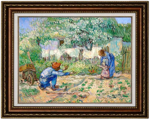 Vista 67 de ELITEAART- La noche estrellada por Vincent Van Gogh, pintura al óleo, reproducción de pintura al óleo, impresión en lienzo giclée, tamaño marcado