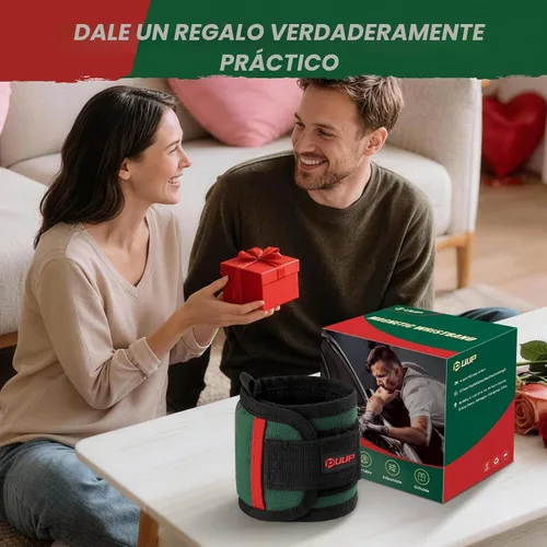 Vista 5 de UUP - Pulsera magnética con cinturón de herramientas de luz LED, regalos para hombres mecánicos