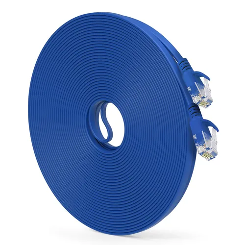 Vista 10 de Cable Ethernet Cat6 de 10 pies (paquete de 1) GearIT Flat Cable de red de Internet, cables de conexión Cat6, cable Cat6, cable Cat 6, cable Ethernet