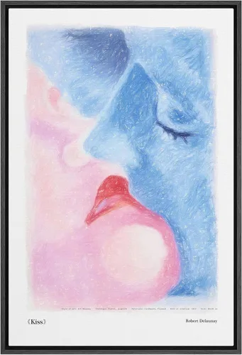 Vista 25 de SIGNLEADER Lienzo enmarcado para pared, paisaje pastel abstracto negro, naturaleza, ilustraciones de área silvestre, arte moderno, decorativo