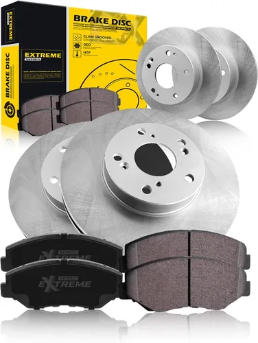 Vista 11 de TOVASTY Kit de freno trasero E-Coated para Honda Civic 2006-2015