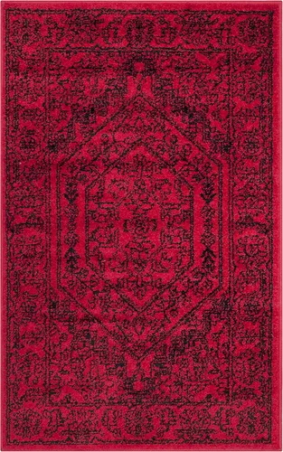 Vista 94 de SAFAVIEH ADR108B - Tapete de la colección Adirondack, 2 pies 1 pulgada x 6 pies, marfil y plateado, diseño de medallón oriental, no desprende